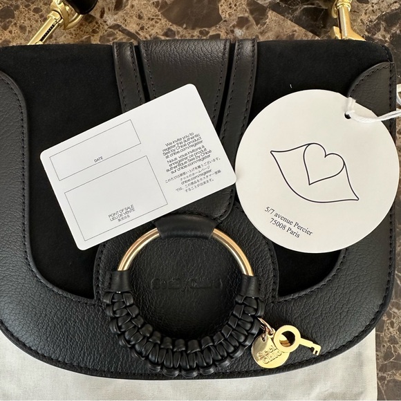 Authentic See By Chloe Hana Leather Crossbody Bag - Picture 9 of 15